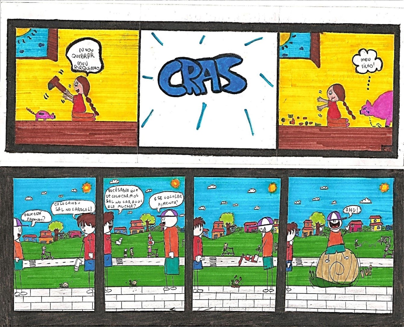Relato de experiência com desenho de humor na escola